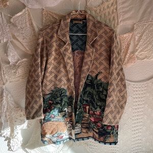 Vintage Painted Pony Cat Blazer